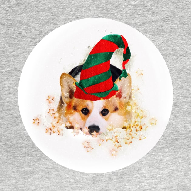 Corgi Santa’s Little Helper by emanuelacarratoni